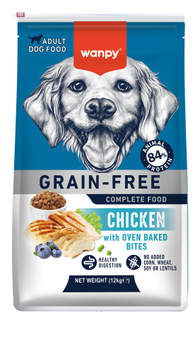 غذا خشک سگ بالغ ونپی طعم مرغ بسته ۱۲ کیلویی